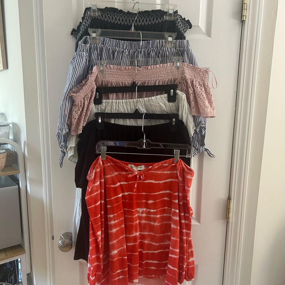 Sz L Off The Shoulder Top Bundle (6)